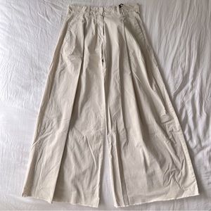 Nili Lotan Dillon Wide Leg Cotton Pants